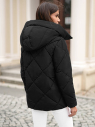 Dámska bunda čierna OZONEE JS/5M3175/392Z