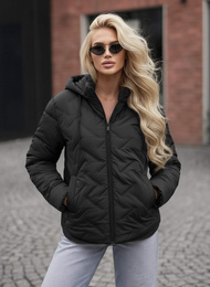 Dámska bunda čierna OZONEE JS/16M9300/392Z