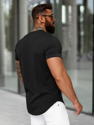 Pánske Tričko Čierne OZONEE O/B1211