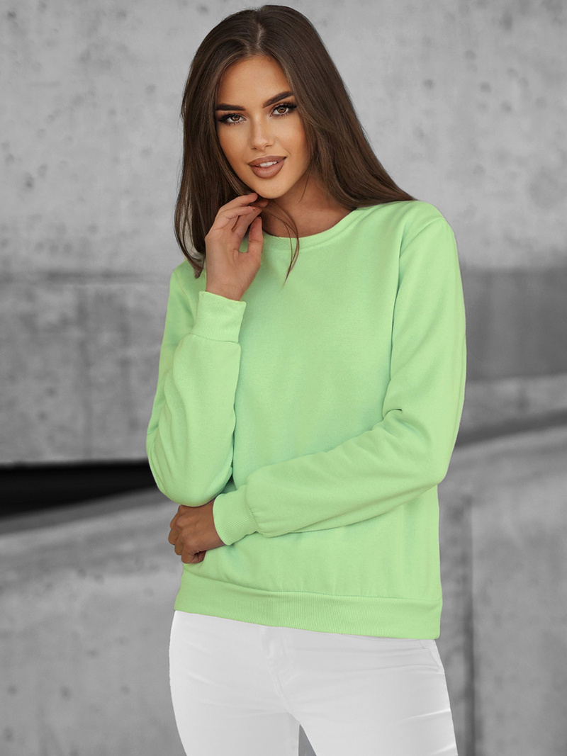 Dámska Mikina Zelená/2 OZONEE JS/W01/60Z