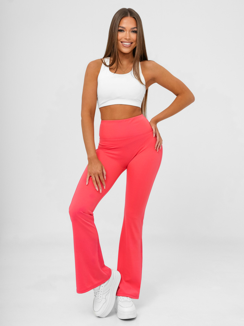 Dámske legíny so širokými nohami malina OZONEE JS/KTK006-J