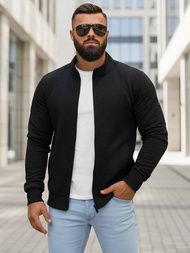 Pánska Mikina Čierna OZONEE JS/2002Z