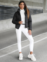 Dámska Bunda Čierna OZONEE JS/16M9188/392Z