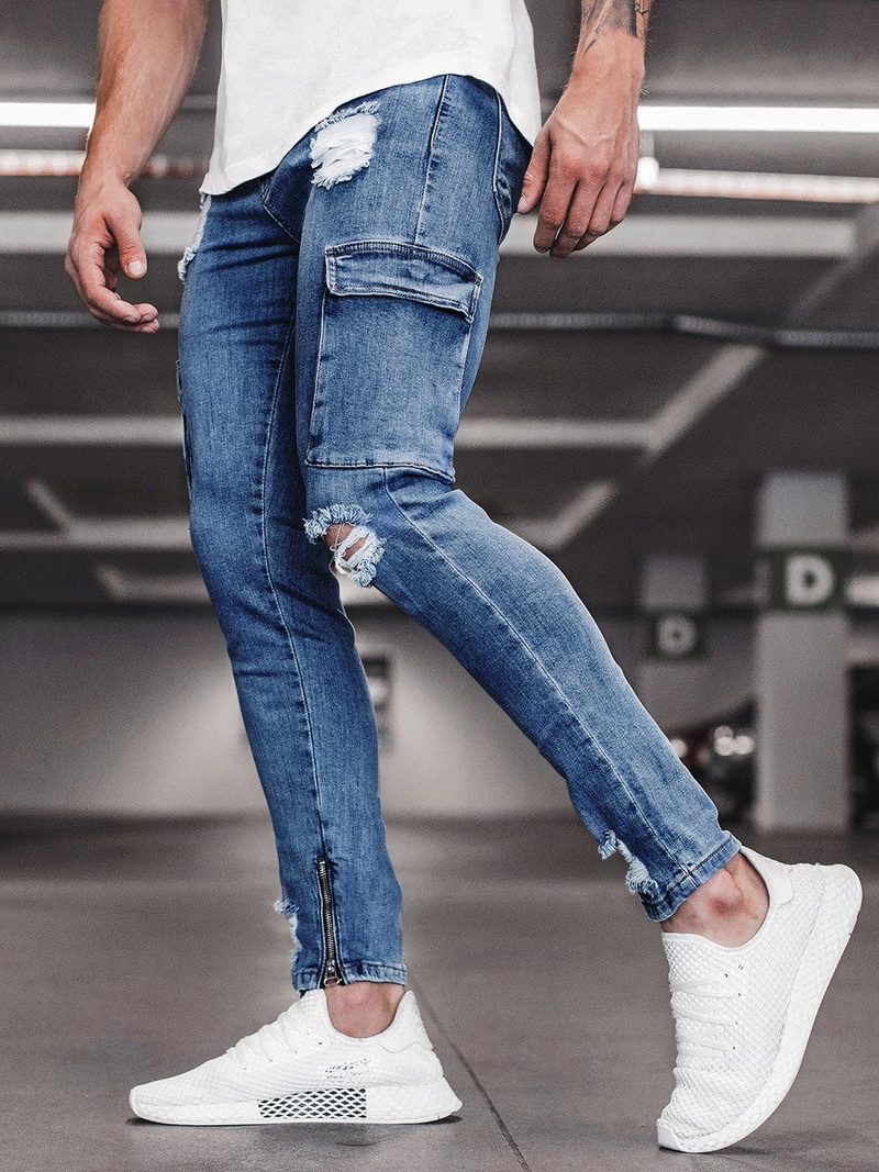 Pánske rifle modré OZONEE G/1054