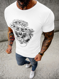 Pánske Tričko Biely OZONEE O/BL2262