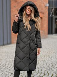 Dámska bunda čierna OZONEE JS/5M3173/392Z