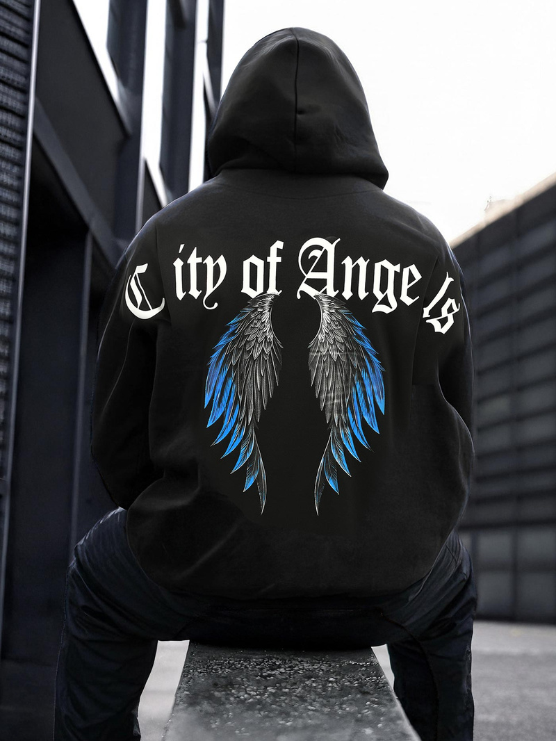 Pánska Mikina Čierna OZONEE JS/21B1901/3