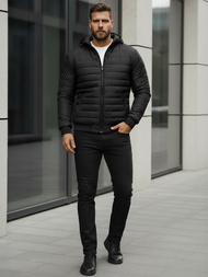 Pánska Bunda Čierna OZONEE JS/MY13Z 