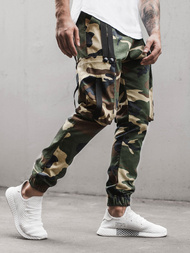 Pánske jogger nohavice zelené OZONEE O/11102