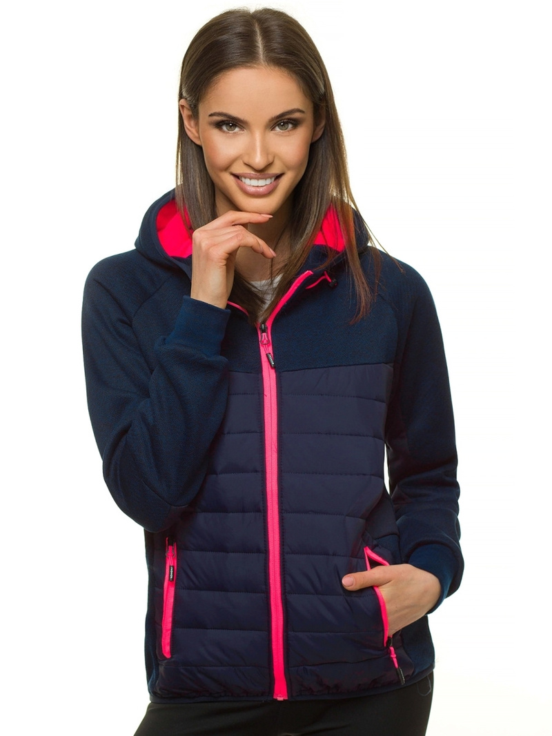 Dámska Bunda Námornícka modrá OZONEE JS/KSW4002