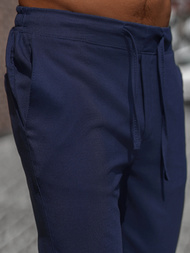 Pánske chino nohavice Námornícke Modré OZONEE DJ/5539Z