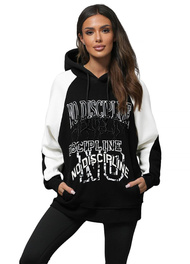 Mikina Čierna OZONEE O/SWE23037Z