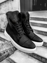 Pánske Sneakery Čiernobiele OZONEE KN/022