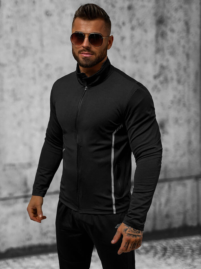 Pánska Bunda Čierna OZONEE JS/M10309