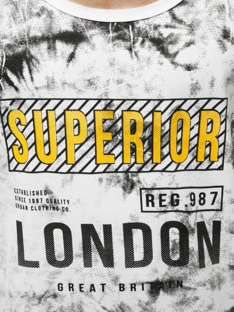 Pánske tielko Biele OZONEE JS/SS11037