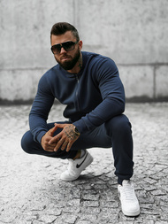 Pánska Tepláková Súprava Námornícky Modry OZONEE JS/8C76/25