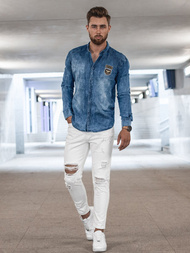 Pánske rifle Biele OZONEE B/55082