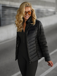 Dámska Bunda Čierna OZONEE JS/16M9230/392