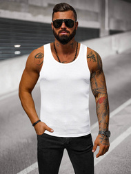 Pánske tielko Biele OZONEE JS/NB001