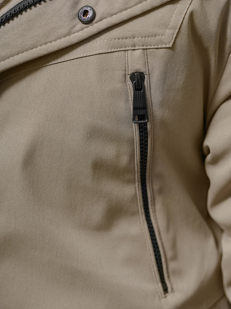 Pánska Zimná Bunda Béžová OZONEE JS/22M315/62