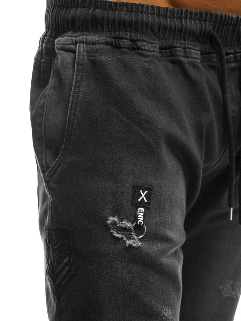 Pánske jogger rifle Grafitové OZONEE OT/2033