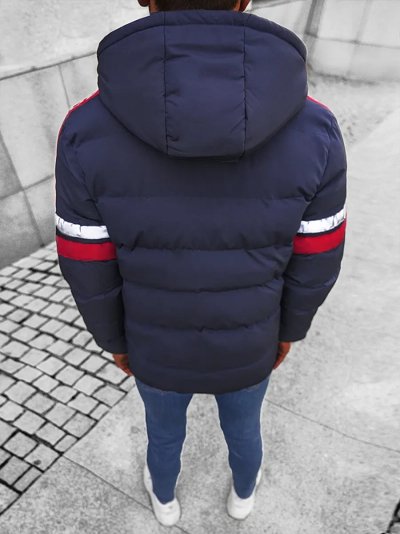 Pánska Bunda Námornícka Modrá OZONEE JS/M8103