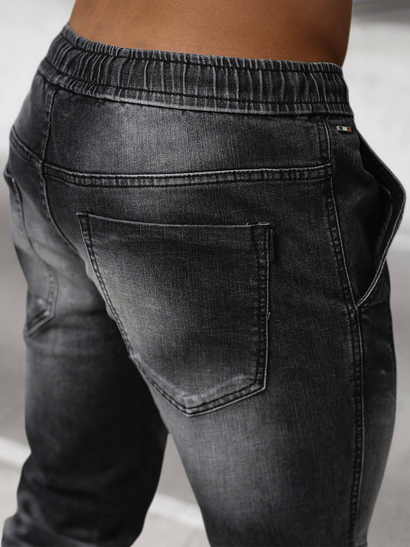 Pánske Jogger Nohavice Čierne OZONEE NB/MP0115N