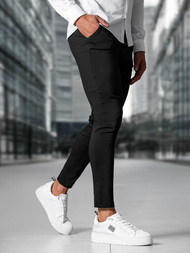 Pánske Nohavice Čierne OZONEE O/P4049Z