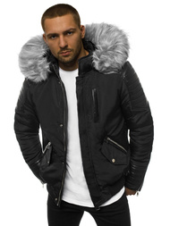 Pánska Bunda Čierna OZONEE O/88838Z