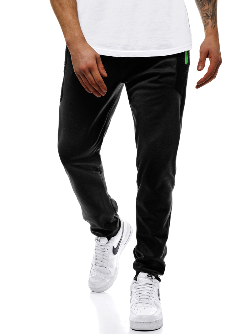 Pánske tepláky Čierne OZONEE JS/JZ11020