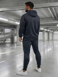 Pánska Tepláková Súprava Námornícka Modrá OZONEE JS/8C1966/25