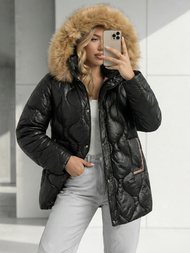 Dámska bunda čierna OZONEE O/5M3226/392Z