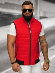 Pánska Vesta Červená OZONEE JS/MY77Z