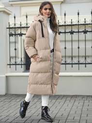 Dámska Bunda Béžová OZONEE JS/5M3163/62Z