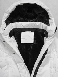 Dámska bunda biela OZONEE JS/5M3233/281