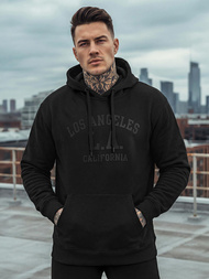 Pánska Mikina Čierna OZONEE JS/8B1972/3