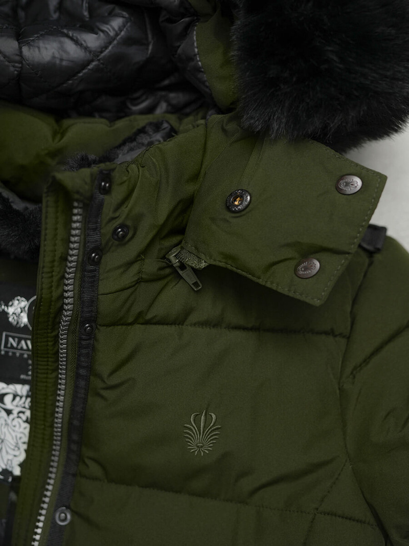 Dámska bunda khaki OZONEE O/W377Z