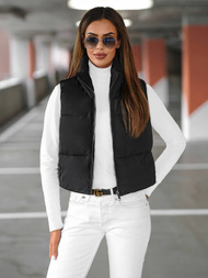 Dámska Vesta Čierna OZONEE JS/16M9079/392Z