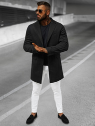 Pánsky Kabát Čierny OZONEE JB/1047Z