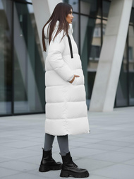 Dámska bunda biela OZONEE JS/5M3163/281Z