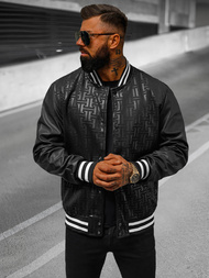 Pánska Bunda Čierna OZONEE O/3A172Z