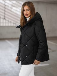 Dámska bunda čierna OZONEE JS/5M3175/392Z