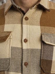 Pánska košeľa Camelová  OZONEE NB/MC728K