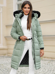 Dámska bunda mentolová OZONEE O/W377Z