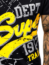 Pánske Tričko Čierne OZONEE JS/KS1942