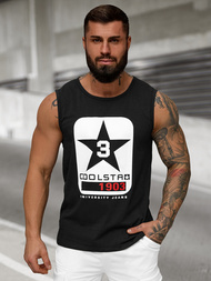 Pánske Tielko Čierne OZONEE JS/8B1719/3Z