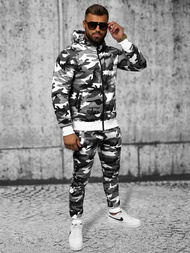 Pánska Tepláková Súprava Sivý OZONEE O/8B159/2