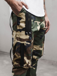 Pánske jogger nohavice zelené OZONEE O/11102