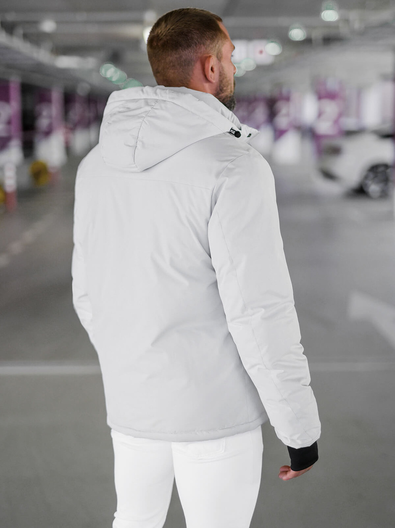 Pánska Bunda Svetlo Sivá OZONEE JS/91M9906/280