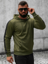 Pánska Mikina Khaki OZONEE O/8B153/29